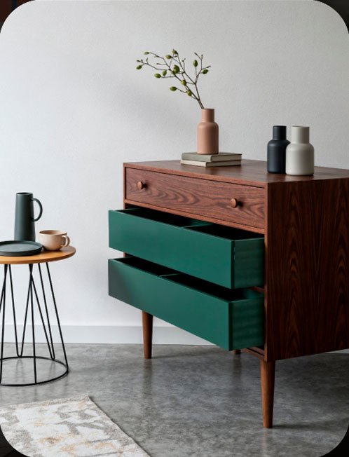 Wooden floor and chair